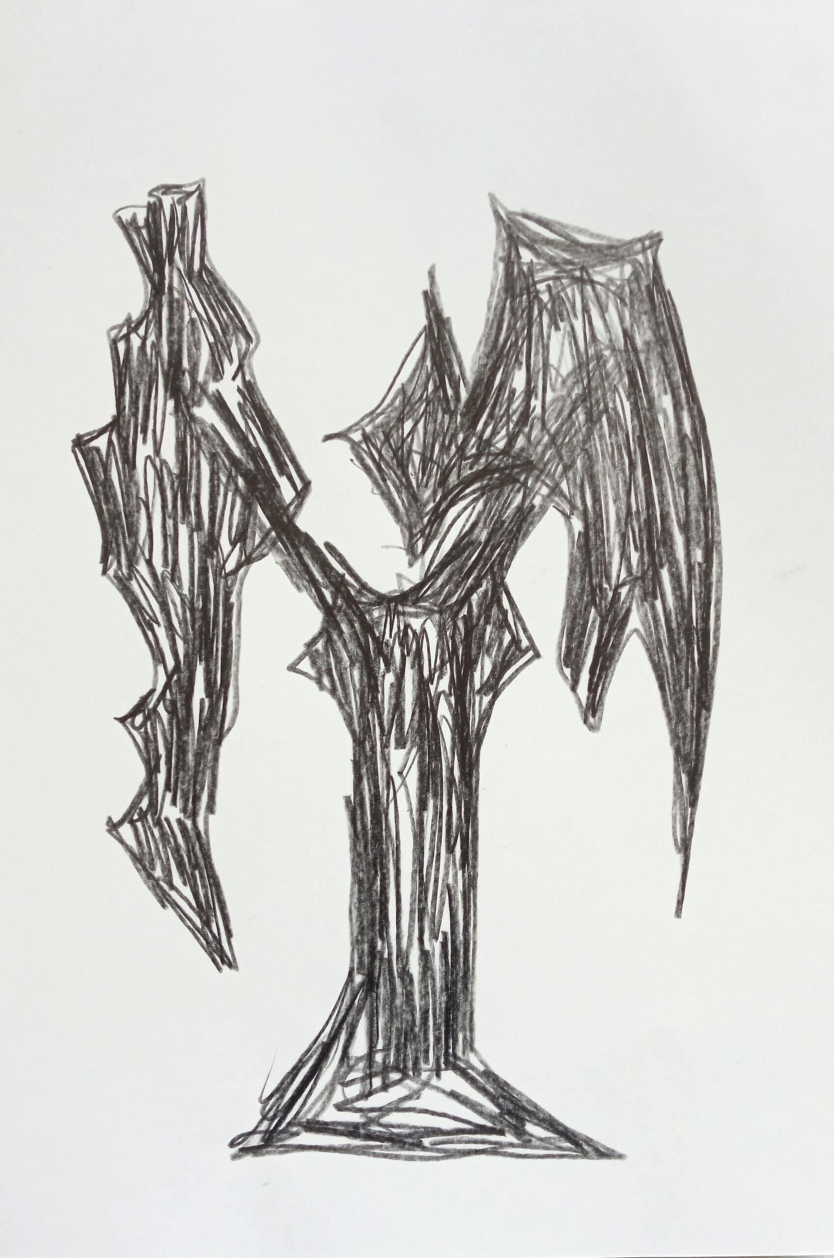Untiled, graphite on paper 29x40cm 2022