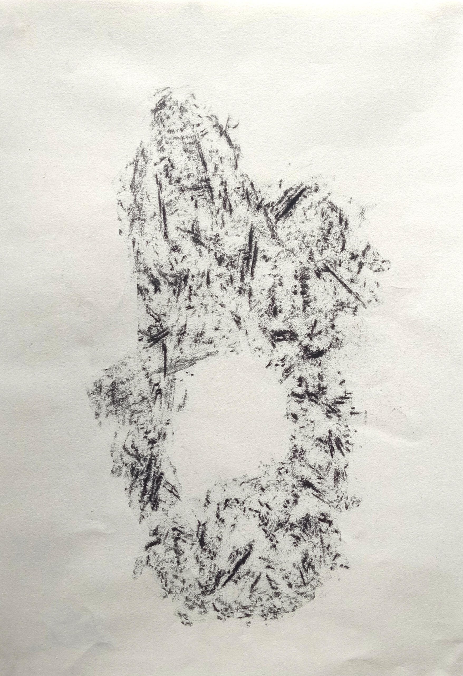 Untiled, graphite on paper 29x40cm 2022