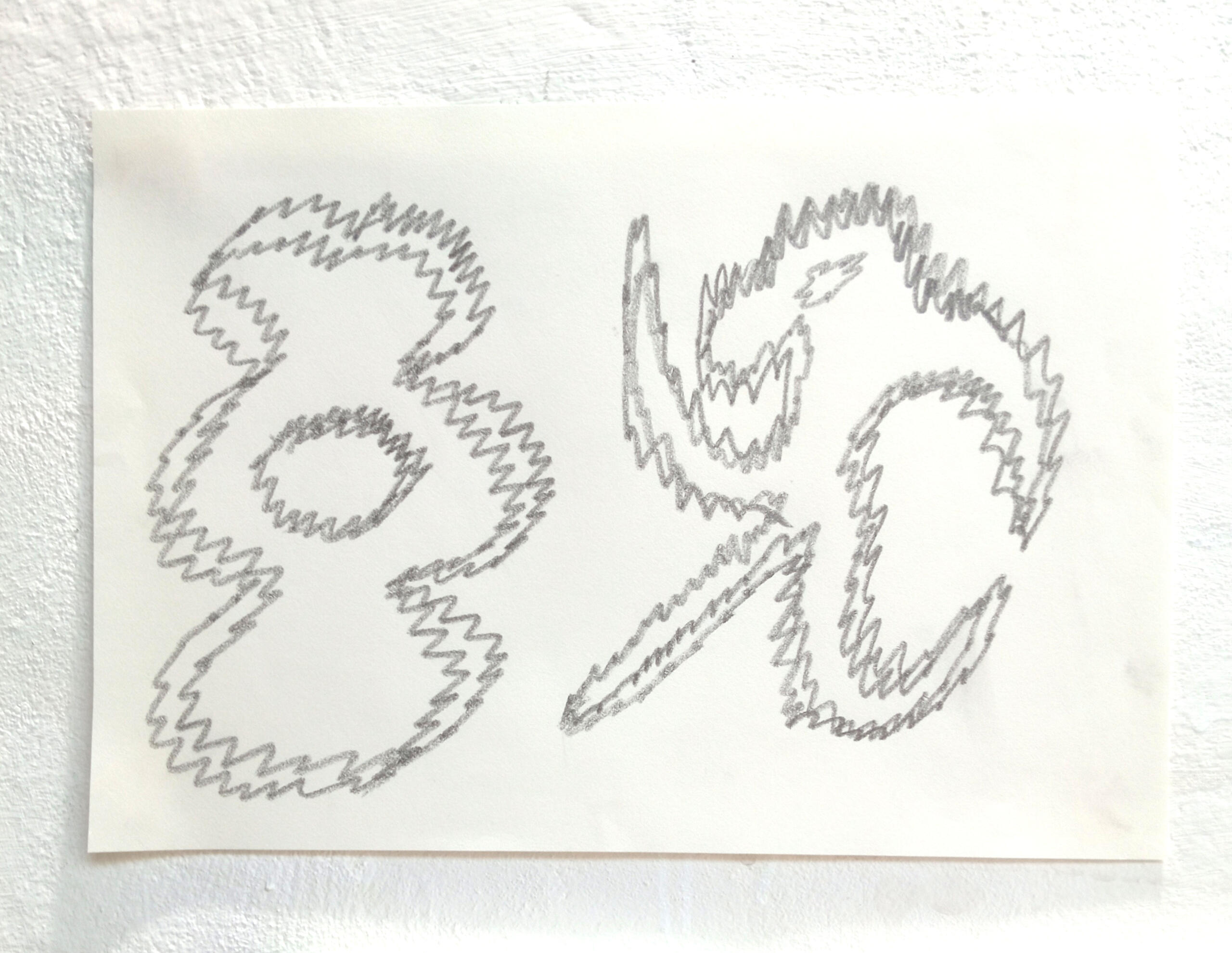 "Dance" graphite on paper A4 2022