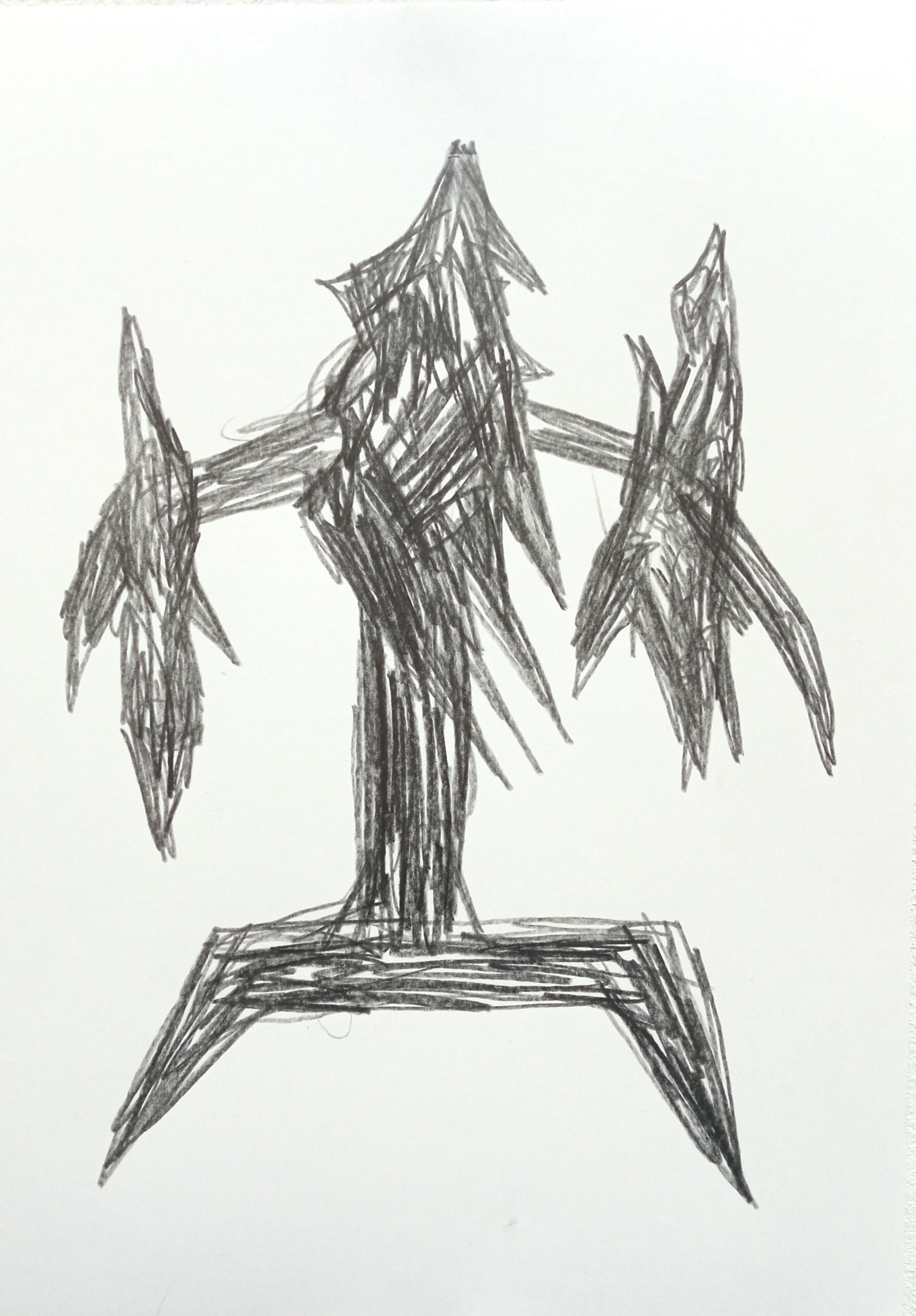 Untiled, graphite on paper 29x40cm 2022