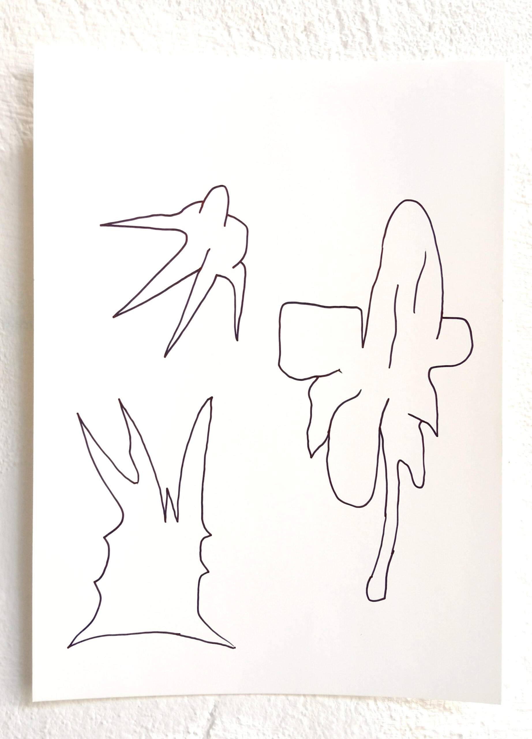 "Flower" A5 pencil on paper 2022