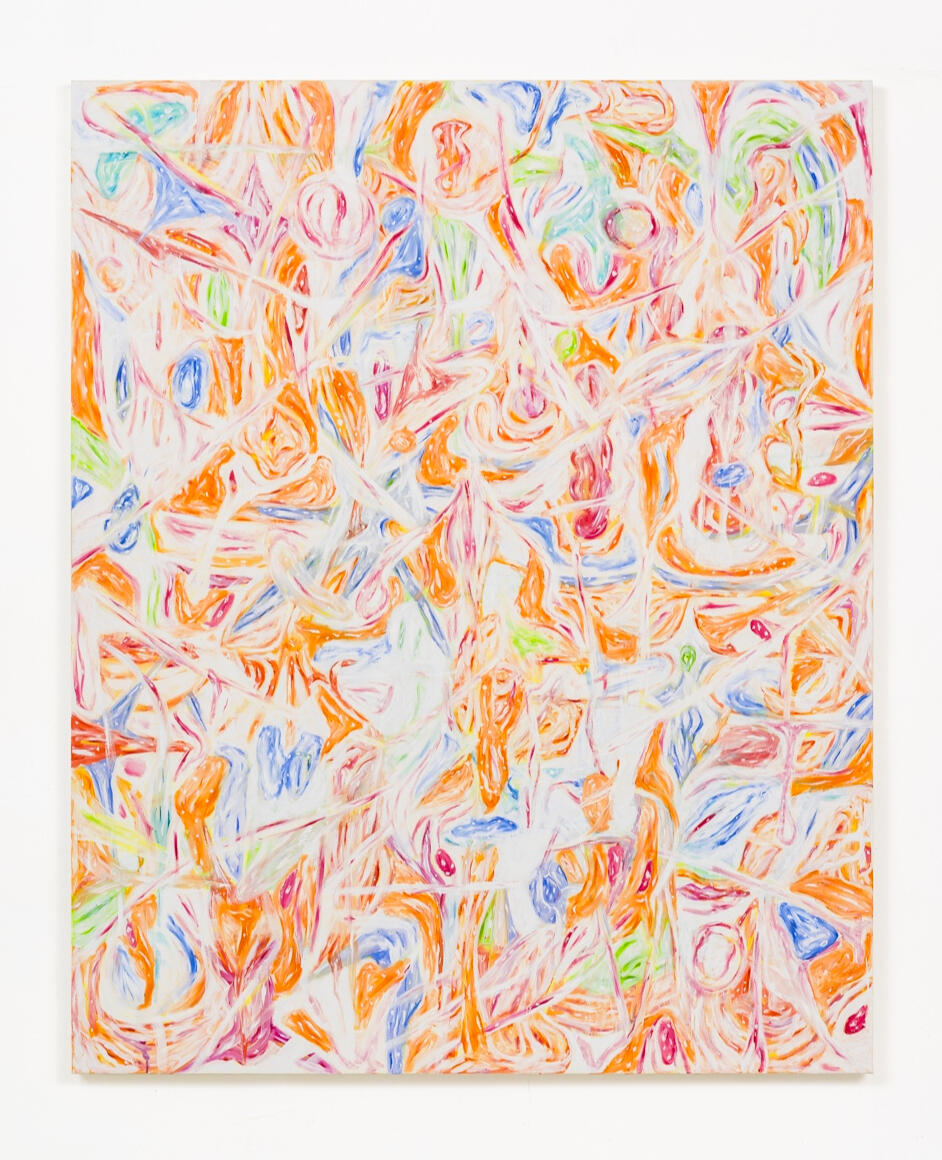 &quot;Gems 7&quot; oil on canvas 198x160cm 2022/23 Gems series