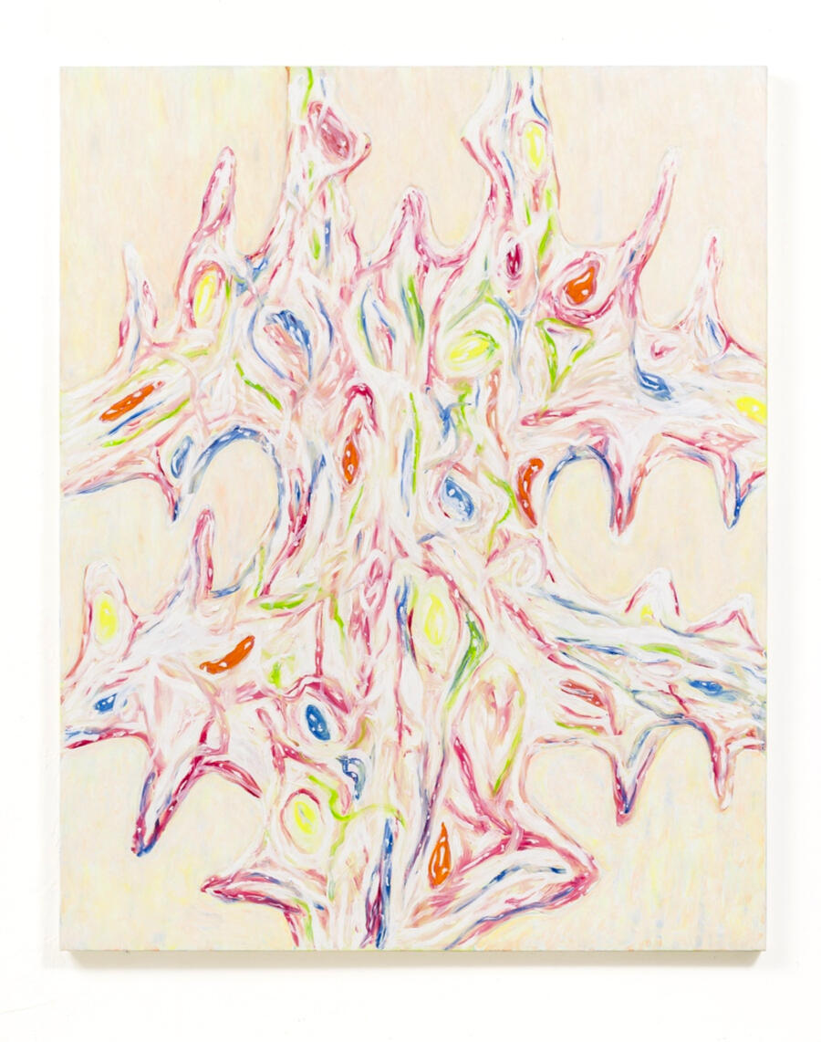 "Gems 8" oil on canvas 165x131cm Gems series 2022/23