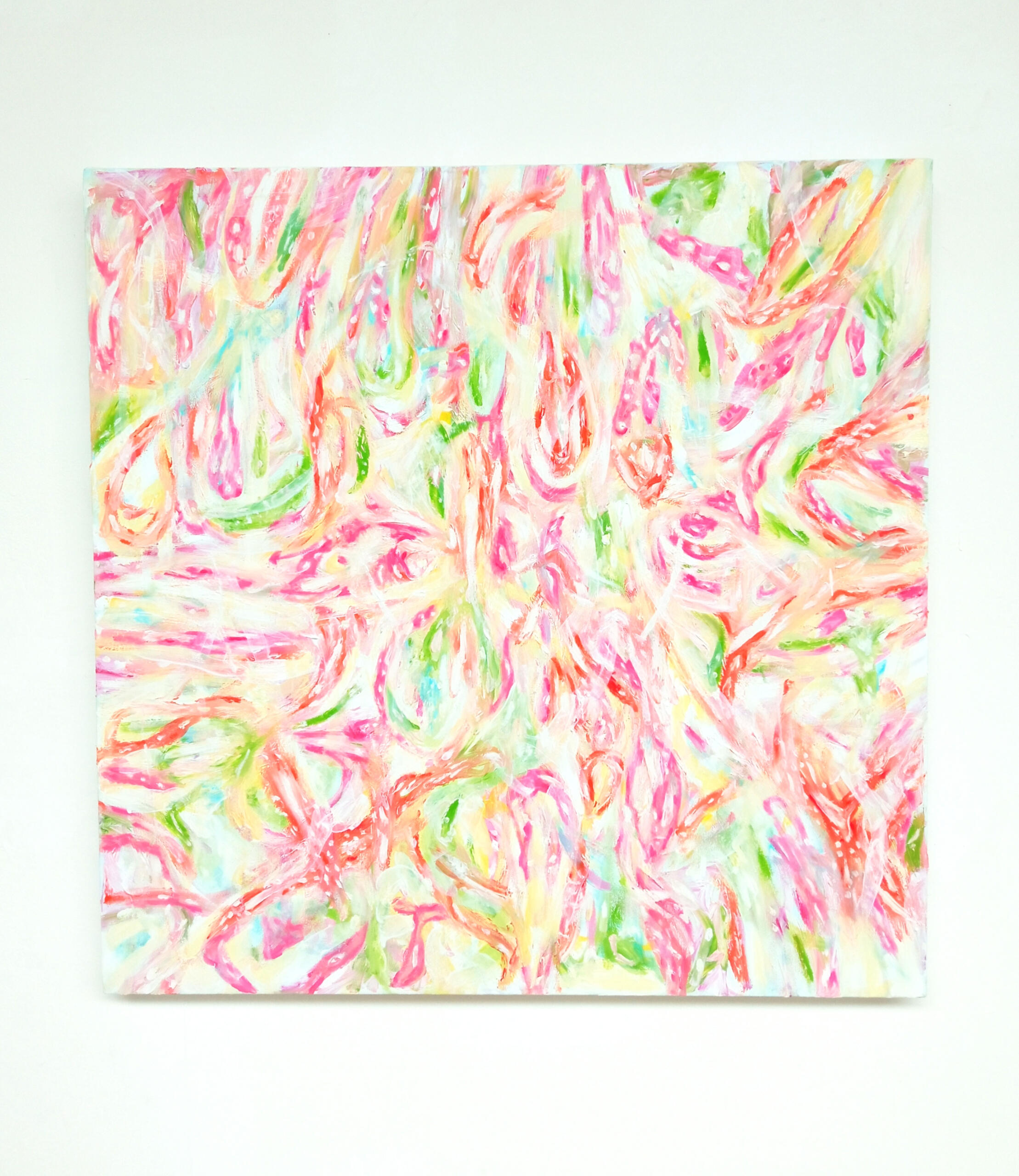 &quot;Gems 12&quot; oil on canvas 80x80cm 2023 Gems series