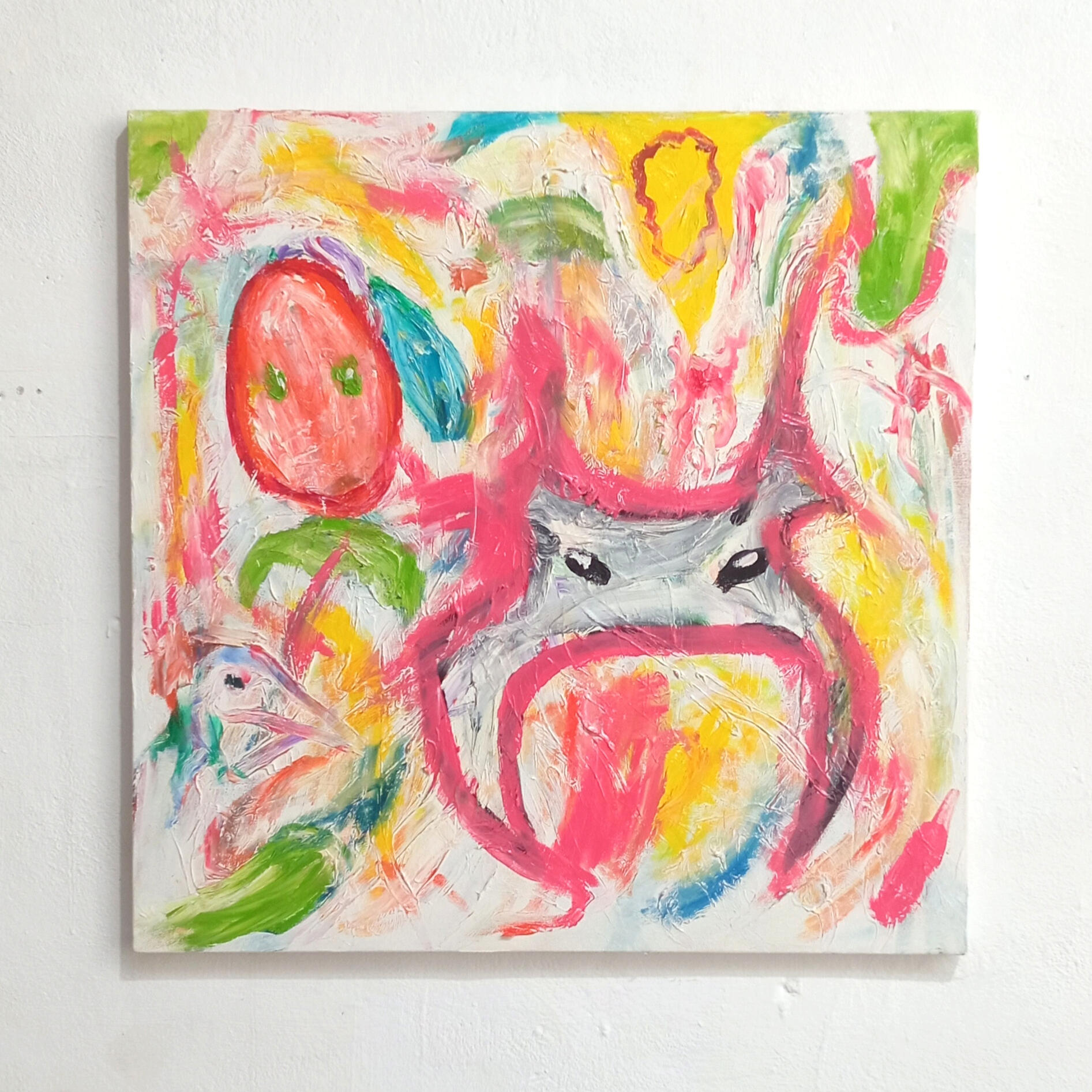 "Random Adventures 12" oil on canvas 60x60cm Random Adventures series 2025