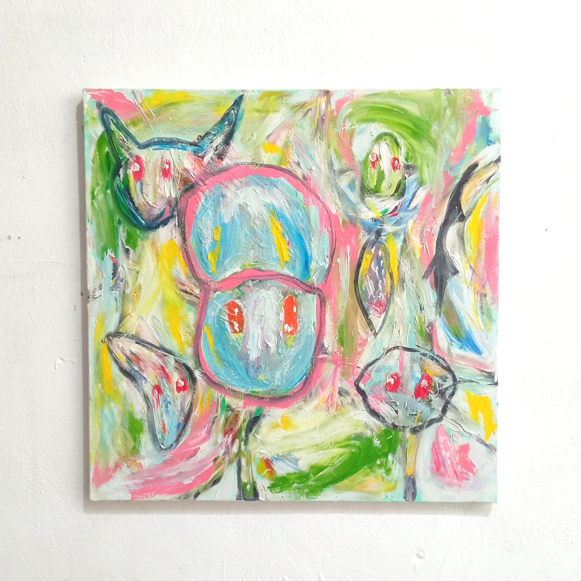 "Random Adventures 11" oil on canvas 50x50cm Random Adventures series 2025