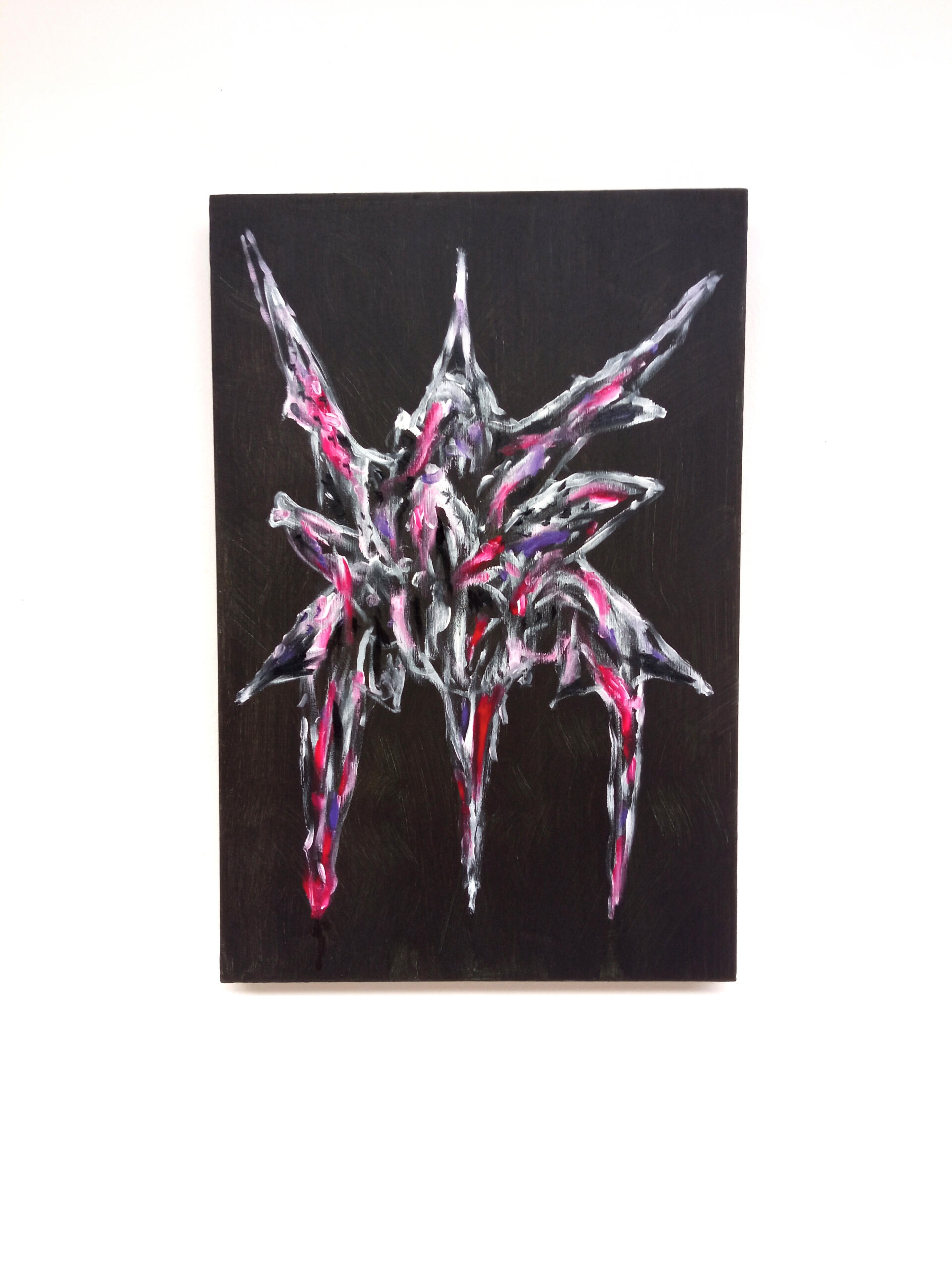 &quot;Black Gems 2&quot; oil on canvas 81x61cm 2023 (Black Gems series)