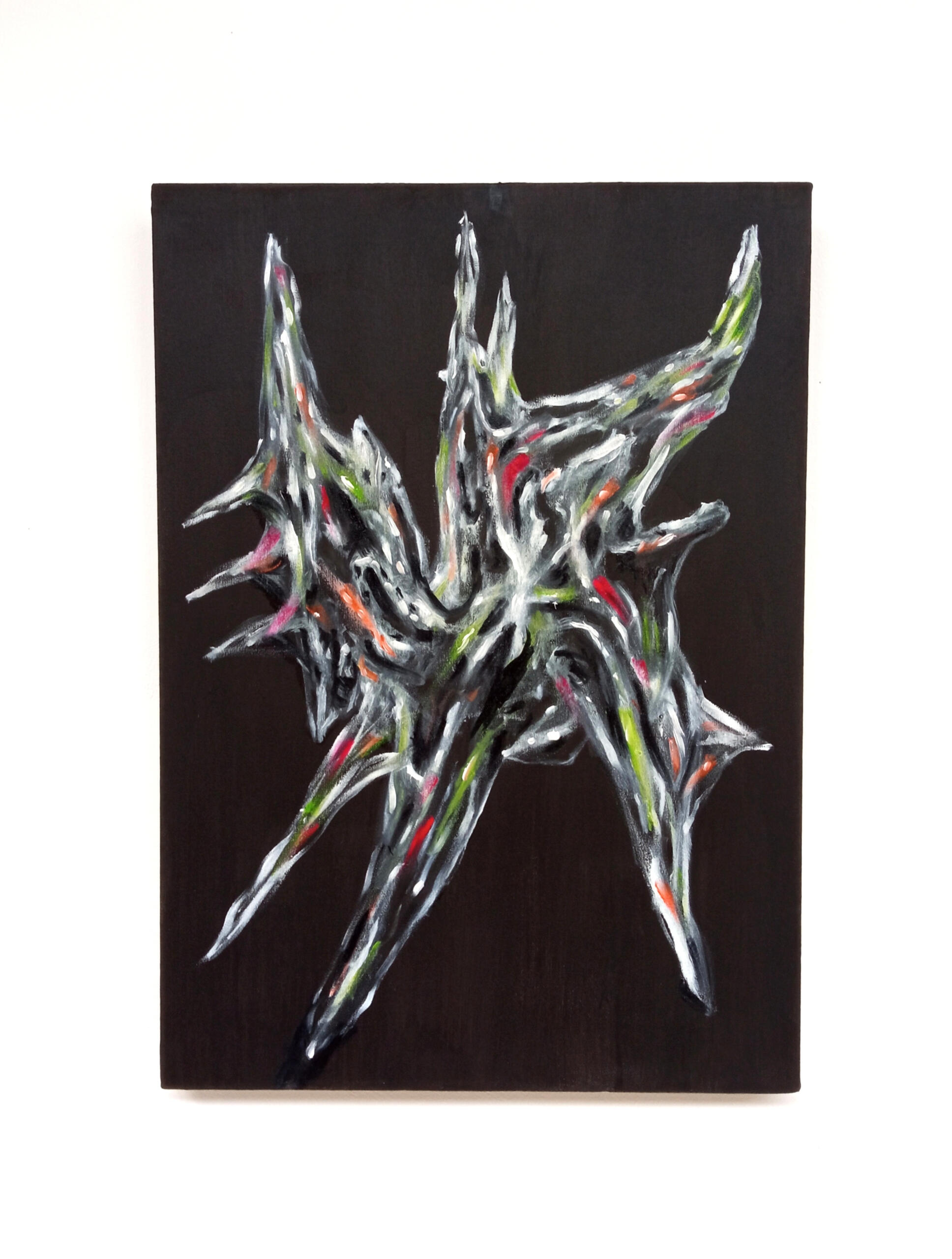 "Black Gems 1" oil on canvas 50x80cm Black Gems series 2023