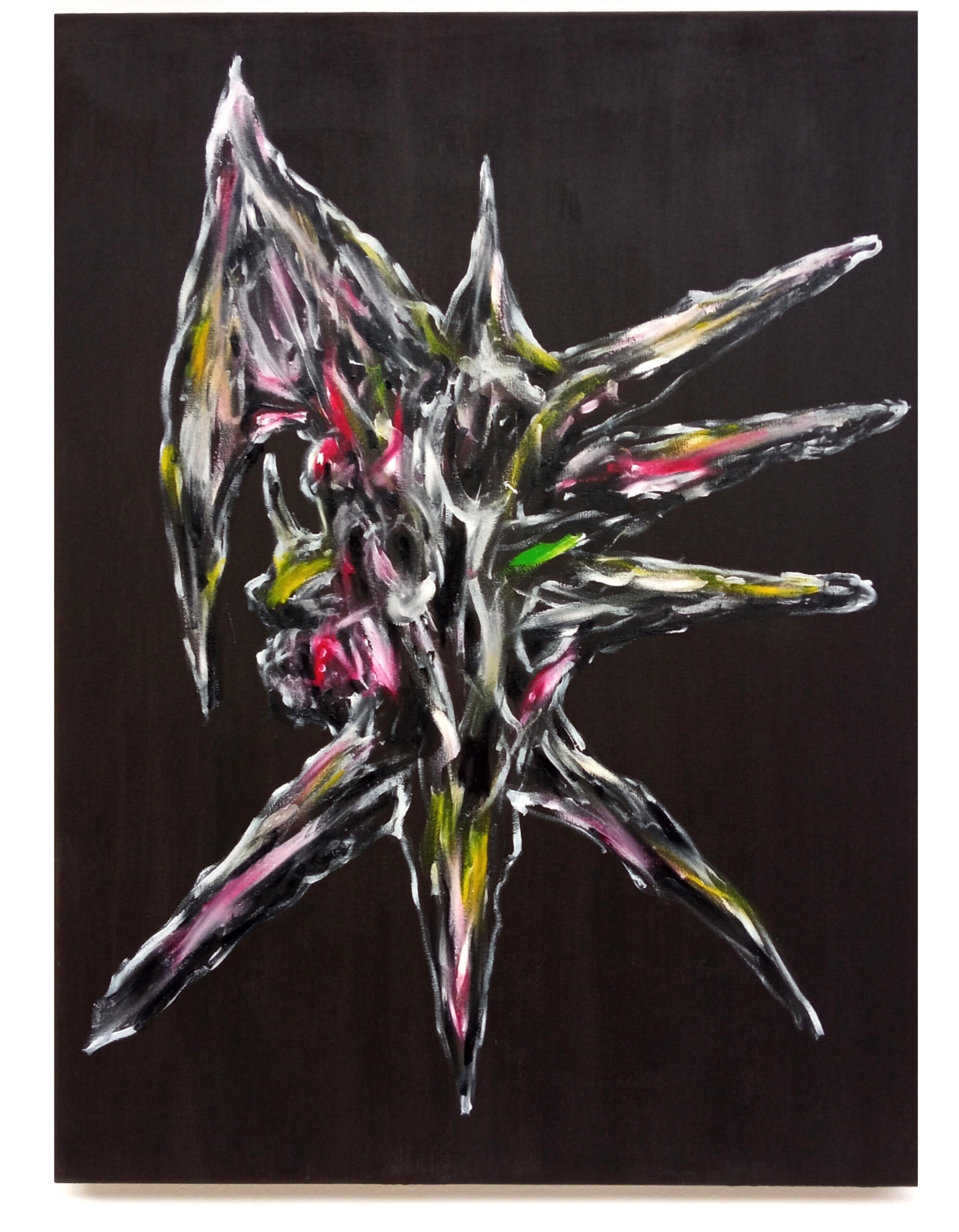 &quot;Black Gems 3&quot; oil on canvas 61,5x81cm 2023 (Black Gems series)