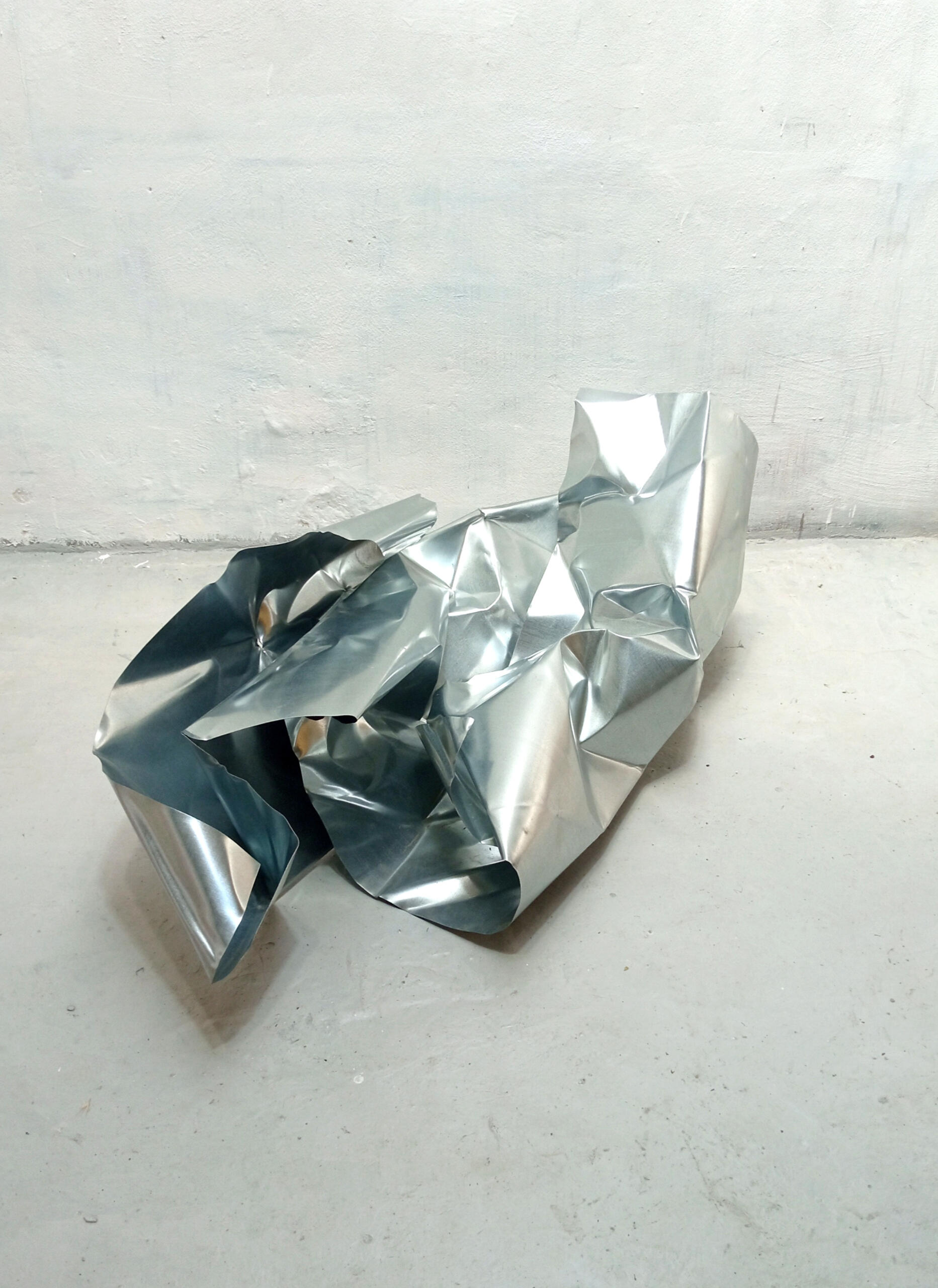 "Iron 4" (Wreck) bent iron 121x63x71cm 2024