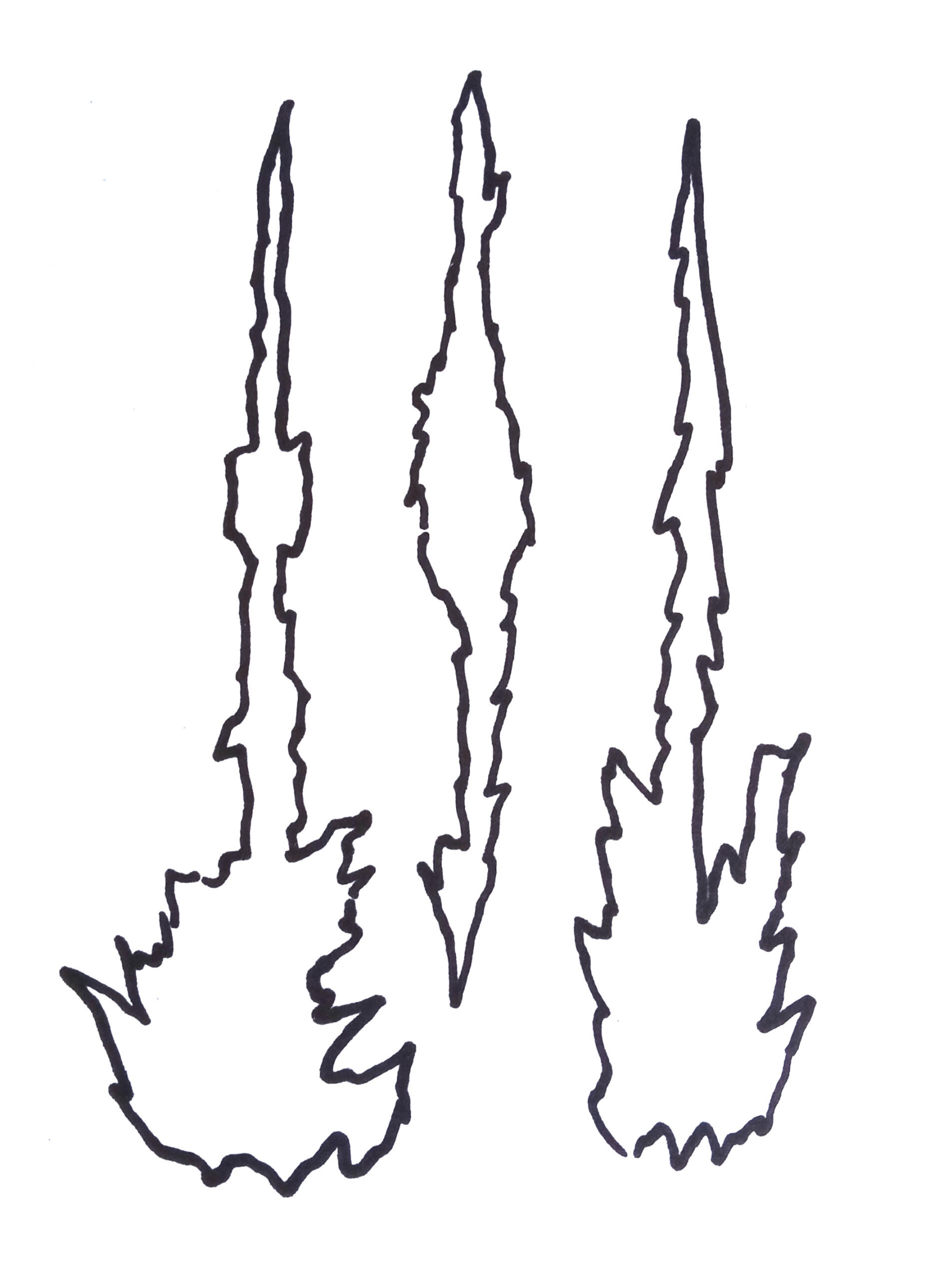 Untiled - marker on paper A5 2023