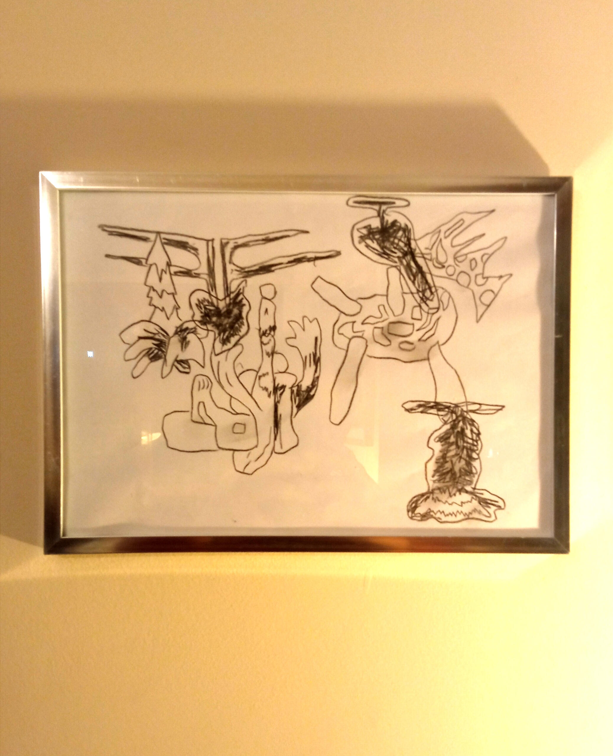 Untitled A4 graphite on paper 2023