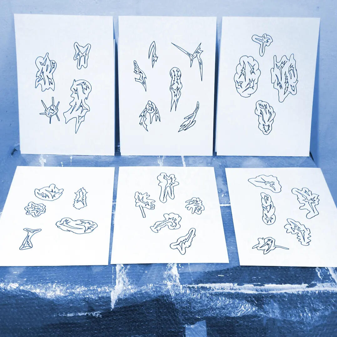 2023 marker on paper 29,7x42cm