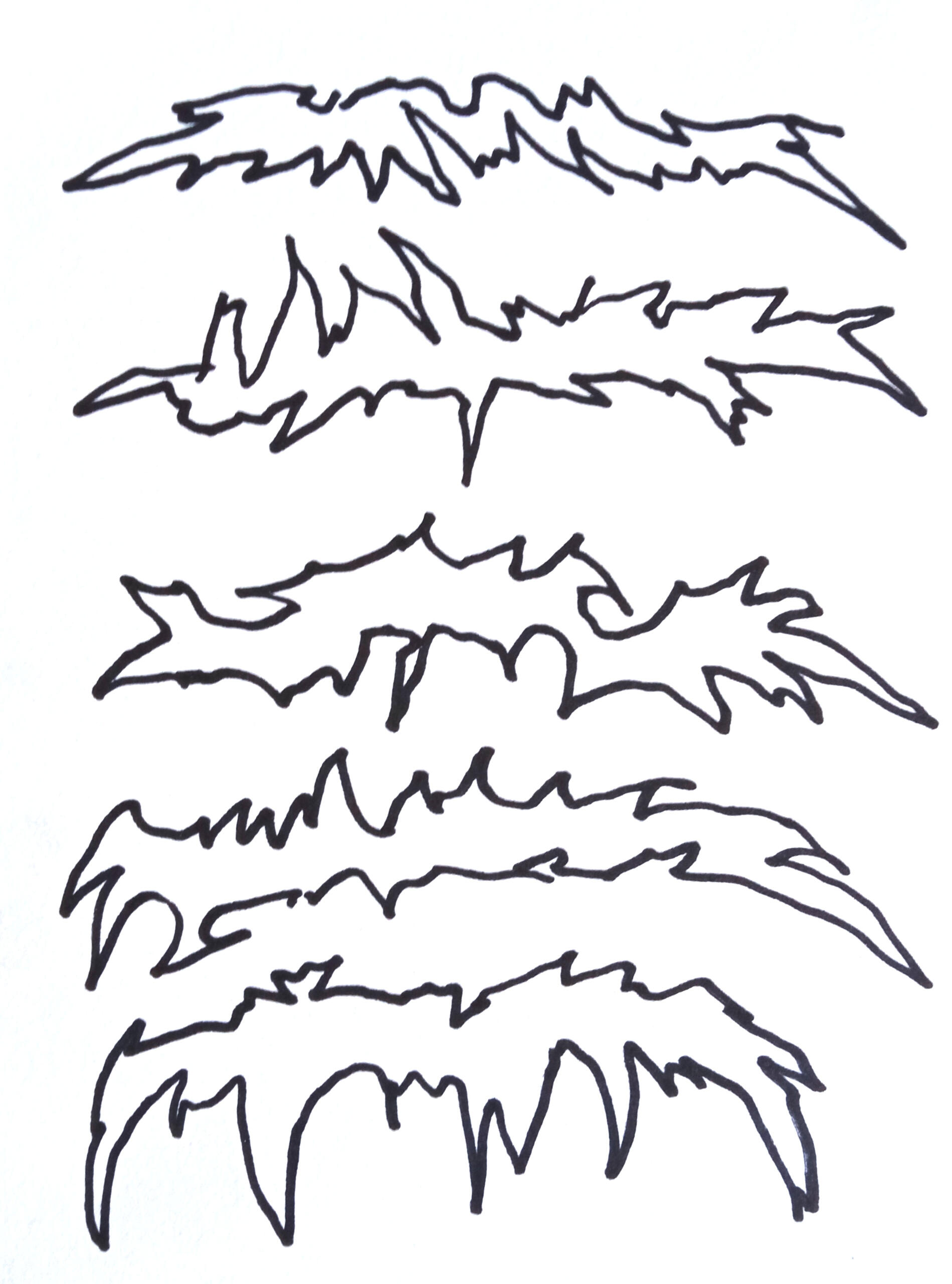 Untiled - marker on paper A5 2023