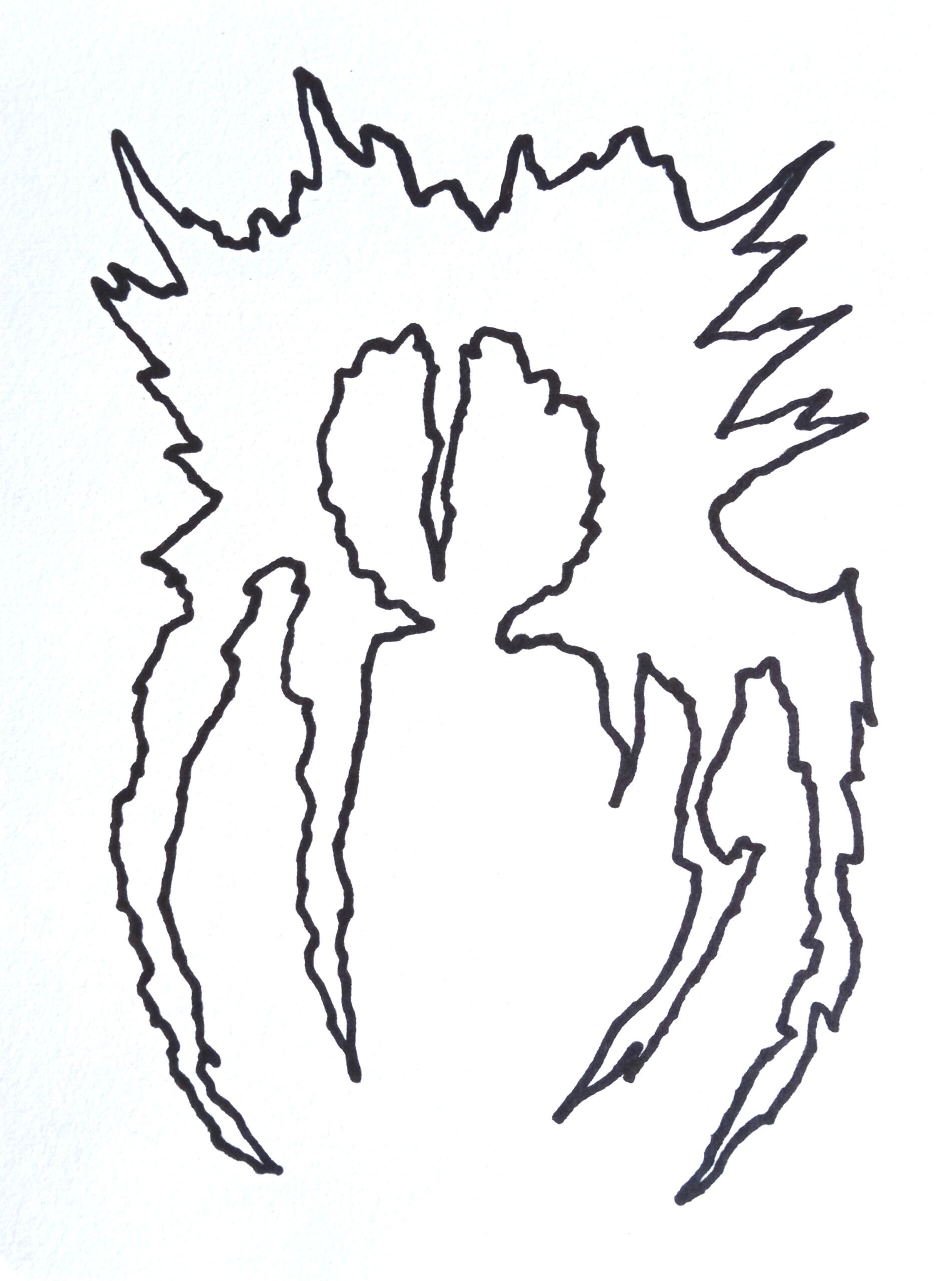 Untiled - marker on paper A5 2023