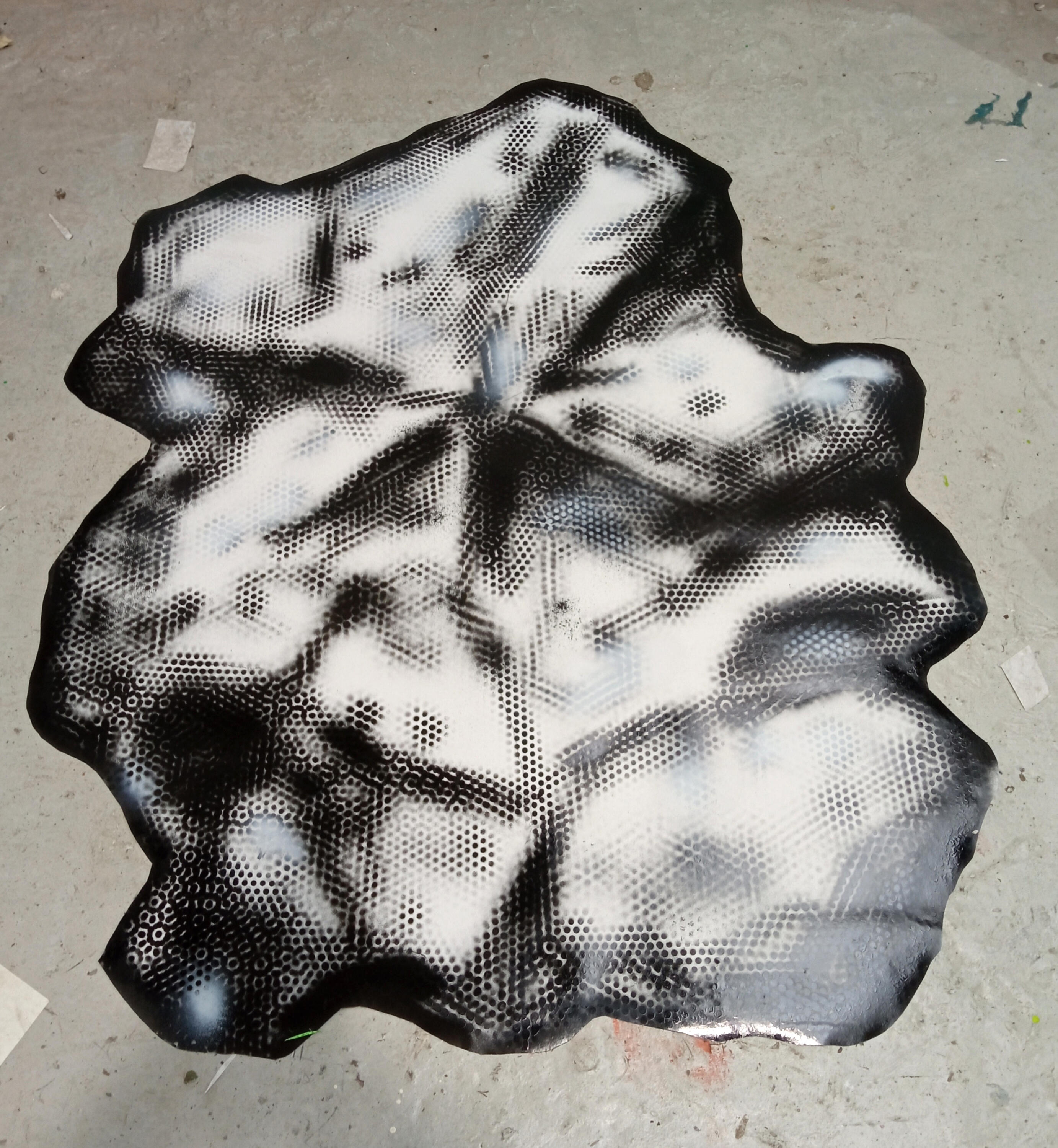 "Spit Black on the Paper Club" installation for Notte Not (Nero Ed.) Fanfulla5a - Rome 2026