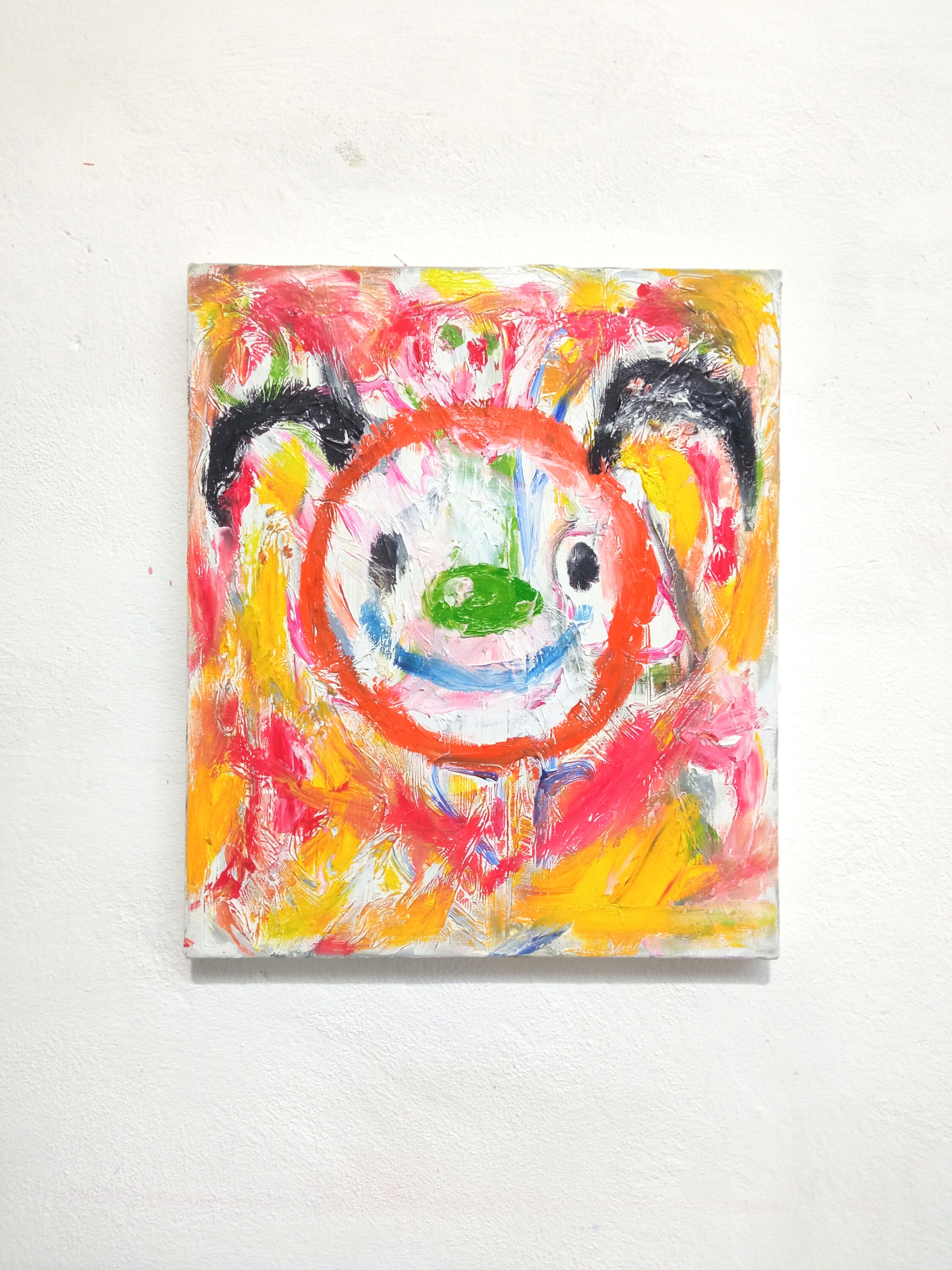 "Fiocchetta" oil on canvas 30x35cm 2025 (portraits series)