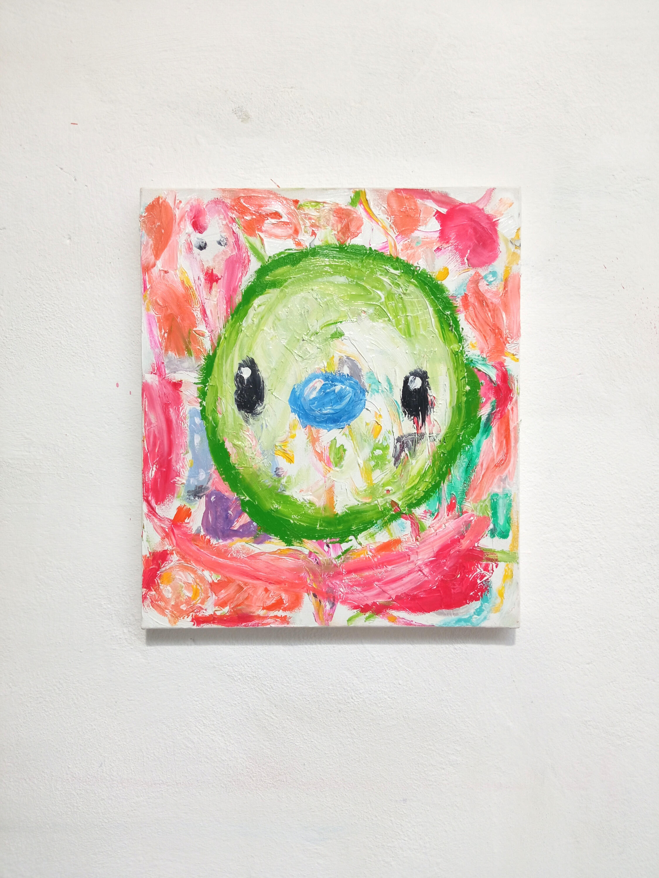 "Cucciolo" oil on canvas 30x35cm 24/25 (portraits series) sold