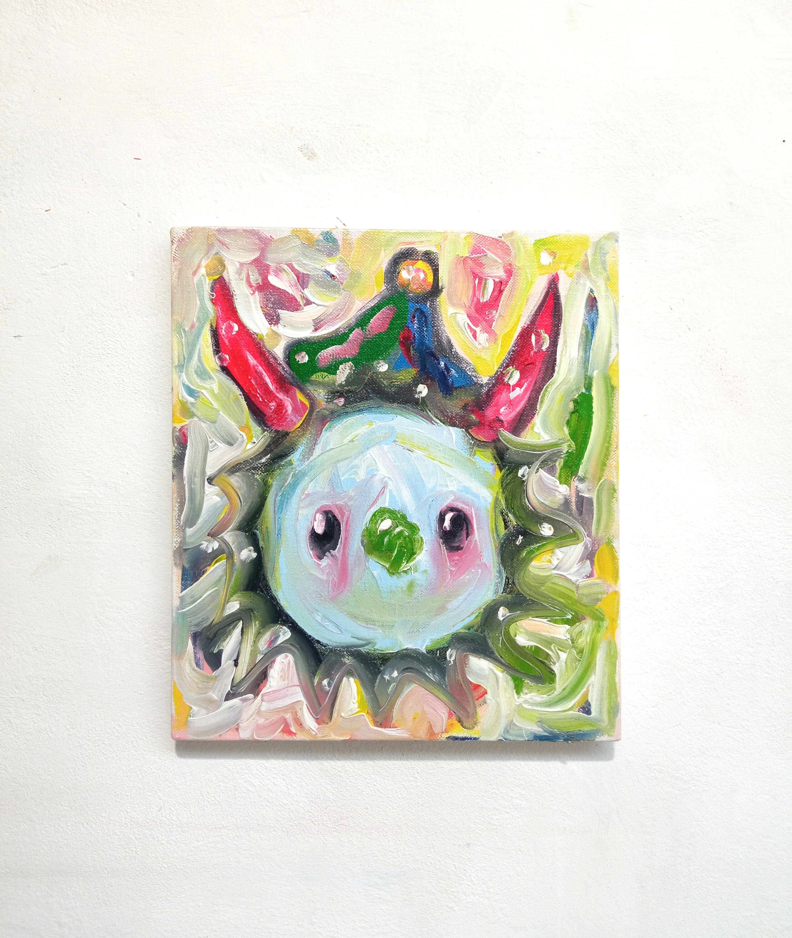 "Circo" oil on canvas 35x40cm 2025 (portraits series) sold