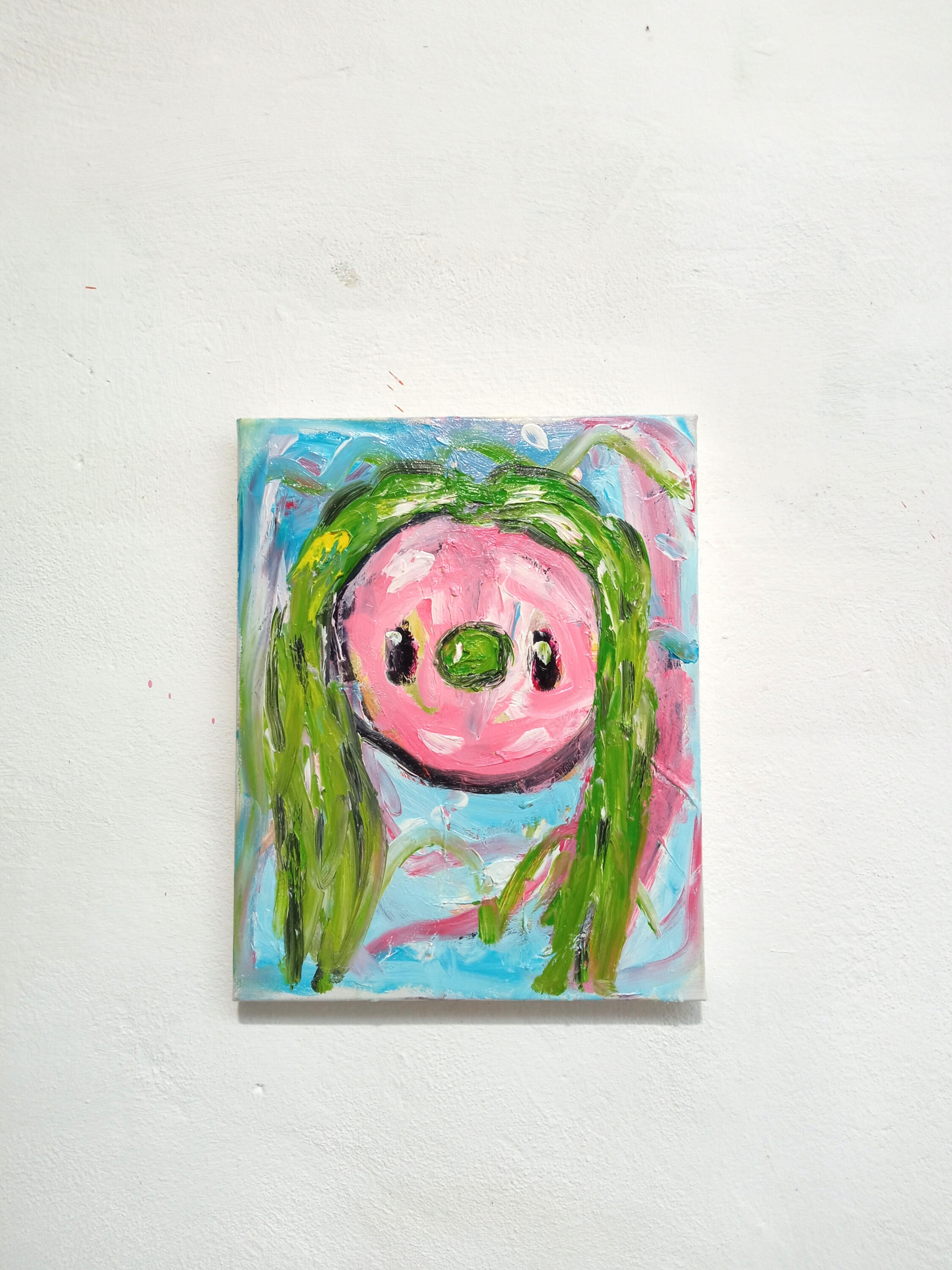 "Alga" oil on canvas 24x30cm 2025 (portraits series)